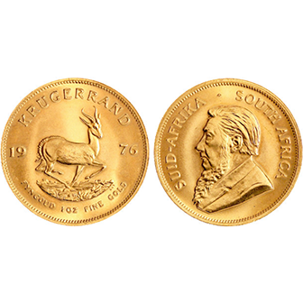 South African Krugerrand (Rand Refinery and South African Mint)